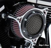 - FILTRE A AIR - COBRA - SPORTSTER 04UP - COBRA RPT AIR INTAKE - NOIR / CHROME - 606-0103-05BC
