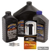 KIT HUILE MINÉRALE - TOTAL SERVICE KIT - HUILE SPECTRO HEAVY DUTY 20W50 - TWINCAM 99/17 - Huile Spectro Heavy Duty 20W50 pour moteur / boite /  primaire / bougies - FILTRE A HUILE : CHROME 