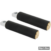 - REPOSES PIEDS ARRIERE - SOFTAIL 2018UP - ARLEN NESS - KNURLED PASSENGER FOOTPEGS - LAITON 