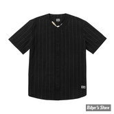 CHEMISE - LOSER MACHINE COMPANY - BASEBALL JERSEY - TOROS - NOIR - TAILLE L