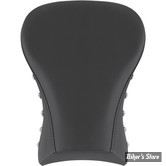 SELLE SOLO - SOFTAIL FXLR / FLSB 18UP - SADDLEMEN - RENEGADE TOURING SOLO SEATS ​- NOIR AVEC RIVETS : POUF PASSAGER TOURING