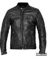  - BLOUSON EN CUIR - JOHN DOE - STORM - NOIR - CE CERTIFIED / AAA - TAILLE: XXL