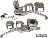 ECLATE L - PIECE N° 01 - COMMANDES DE GUIDON - DOUBLE DISQUES - 96/11 - MID USA - 11/16" - CHROME AVEC INTERRUPTEURS CHROME