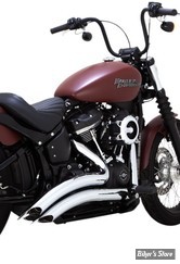 -  ECHAPPEMENT VANCE & HINES - BIG RADIUS 2 EN 2 PCX - SOFTAIL 18UP FXBB/ FXLR/ FXFB/ FLSL/ FLHC/ FLDE - CHROME - 26377