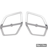 ENJOLIVEUR DE HAUTS PARLEURS AVANT - PARTS UNLIMITED - HONDA GOLDWING GL1800 - Front Speaker Accent Trim - CHROME - 