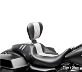 - SELLE LE PERA - Outcast GT SEAT - TOURING 08/23 - DIAMOND avec dosseret - NOIR / BLANC DIAMOND - LK-987BRGTWDM 