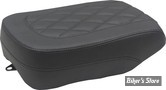 SELLE MUSTANG - Squareback Passenger - POUF PASSAGER POUR D/08102387- KAWASAKI VULCAN S EN650 14/25 - DIAMOND - NOIR / COUTURES : NOIRES - 76431