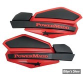 - DEFLECTEURS POUR MAINS - POWERMADD  - Star Series Handguards - COULEUR : ROUGE / NOIR - 34202