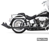 - ECHAPPEMENT - FREEDOM PERFORMANCE -SOFTAIL 86/06 - UPSWEPT TRUE-DUAL FISHTAIL - NOIR - HD00955