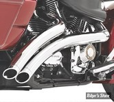 - ECHAPPEMENT FREEDOM PERFORMANCE - RADICAL RADIUS - 2EN2 - DYNA 91/05 - BISEAU - CHROME / EMBOUTS : CHROME - HD00446