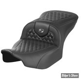 - SELLE SADDLEMEN - ROADSOFA™ HC - TOURING 2023UP - NOIR / COUTURES : GRISES - 823-07-18902