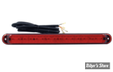 - BANDE DE LEDS - CHRIS PRODUCTS - 3 FONCTIONS - LONGUEUR : 38CM - CABOCHON ROUGE / CORPS : NOIR - 0988RB-MC