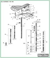  ECLATE T - PIÈCE N° 00 - ECLATE DES PIECES SELLE SOLO SUSPENDUE 1930/1984