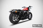 ECHAPPEMENT - SPORTSTER 14/16 - 2 EN 1 - ZARD - CONICAL 2-1 SPORTSTER EXHAUST SYSTEM - HOMOLOGUE - NOIR MAT