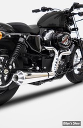 ECHAPPEMENT - SPORTSTER 14/16 - 2 EN 1 - ZARD - CONICAL 2-1 SPORTSTER EXHAUST SYSTEM - HOMOLOGUE -  POLI