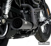 ECHAPPEMENT - SPORTSTER 03/13 - 2 EN 1 - ZARD - SPORT 2-1 EXHAUST - HOMOLOGUE - NOIR MAT