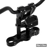 KRAUS - POUR GUIDON DE Ø 28.60 MM - KRAUS - RISERS EQUIPE - BULLY ST 10" PRO KIT - SOFTAIL M8 FXLRST 22UP - HAUTEUR : 10" - NOIR - KT-SO-01021A