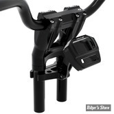 X - KRAUS - POUR GUIDON DE Ø 28.60 MM - KRAUS - RISERS EQUIPE - SF-DIGI 10" PRO KIT - SOFTAIL M8 FXBB / FXLRS / FXST - HAUTEUR : 10" - NOIR - KT-SF-01021A