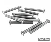 VIS TETE BOMBEE 1/2"-20 X100MM / 4" - ALLEN - CHROME - LE PAQUET DE 10 PIECES