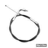 CABLE DE TIRAGE POUR BIGTWIN & SPORTSTER AVEC MIKUNI 38/40/44mm - LONGUEUR : 96CM - BARNETT - NOIR - 101-31-30901