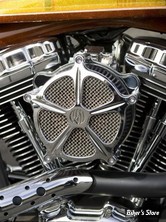 - FILTRE A AIR - Roland Sands RSD - TOURING 08/16 / SOFTAIL 16/17 / DYNA FXDLS 16/17 - Speed 5 - CHROME - 0206-2001-CH