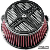 FILTRE A AIR - BARON CUSTOM ACCESSORIES - BIG AIR KIT "XXX" - YAMAHA XVS 950 09/15 XVS 1300 07/16 - NOIR - BA-2313-00B