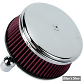 - FILTRE A AIR - ARLEN NESS - STAGE 1 - SPORTSTER 88UP - BIG SUCKER™ STAGE I AIR CLEANER KIT - FILTRE STANDARD - AVEC COUVERCLE ACIER - SMOOTH CHROME- 18-324