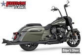 ECHAPPEMENT - FREEDOM PERFORMANCE - INDIAN CLASSIC / CHIEFTAIN / ROADMASTER - CHOLO SHARKTAIL COMPLETE SYSTEM - LONG - NOIR - IN00102