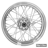 19 X 2.50 ROUE AVANT 40 RAYONS - SPORTSTER / FX 84/99 - 19 X 2.50 - OEM 43312-84  - CHROME AVEC RAYONS CHROMES