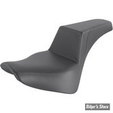 SELLE DUO - SOFTAIL FLDE / FLSL / FLHC / FLHCS 18UP - SADDLEMEN - GRIPPER STEP-UP SEAT - NOIR 