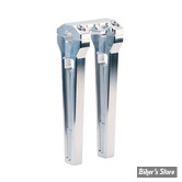 RISERS LA CHOPPERS - PERFORMANCE RISERS - 1" - DROIT - HAUTEUR  : 25CM / 10" - ALUMINIUM BRUT - LA-7470-10R