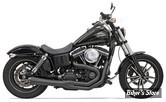 ECHAPPEMENT BASSANI - ROAD RAGE II -  2EN1 MEGA POWER - DYNA 91/17 - NOIR AVEC EMBOUT FLUTED CONTRAST CUT