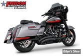 - ECHAPPEMENT FREEDOM PERFORMANCE - SHARP CURVE RADIUS II - 2 EN 2 - TOURING 95/16 - NOIR - EMBOUT DROIT : NOIR   - HD01235