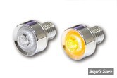 CLIGNOTANT A LEDS - MCS - MONO LED - CHROME