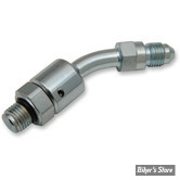 RACCORD DE DURITE D'EMBRAYAGE HYDRAULIQUE / AN3 -TOURING 14/16 - INOX - 439659