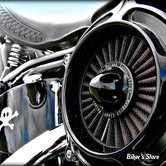 - FILTRE A AIR - ROLAND SANDS RSD - BT93UP / SOFTAIL 01/15 / DYNA 04/17 / TOURING 02/07 - EVOLUTION & TWINCAM - AIR CLEANER TURBINE - NOIR ANODISE