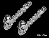 REPOSES PIEDS - IMAGE MOTORCYCLE PRODUCTS - SKULL - POLI