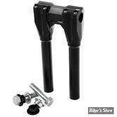 KRAUS - RISERS - STRAIGHT RISER SET - GUIDON DE 28MM / 1"1/8 - HAUTEUR : 250MM - NOIR - UN-ISO-20-B