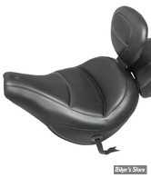 SELLE SOLO - SOFTAIL FLHC / FLDE 18UP - MUSTANG - MAX PROFILE SOLO TOURING SEATS WITH REMOVABLE BACKREST - NOIR - 79330