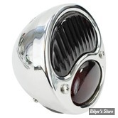  FEU ARRIERE VINTAGE - 1928/1931 - INOX - TC BROS - TC BROS. DUOLAMP/MODEL A TAIL LIGHT - 107-0030