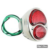  FEU ARRIERE VINTAGE - 1928/1931 - INOX - TC BROS - TC BROS. DUOLAMP/MODEL A LED TAIL LIGHT - 107-0043