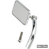 RETRO RECTANGLE - BILTWELL - UTILITY PERCH MOUNT MIRRORS - FINITION : CHROME / CÔTÉ : GAUCHE OU DROIT - LA PIECE