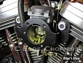 PATTE DE SUPPORT DE FILTRE À AIR CUSTOM - SPORTSTER 91/03 - TC BROS. CHOPPERS - NOIR