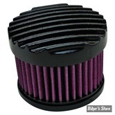 - FILTRE A AIR  TC BROS CHOPPERS - FINNED AIR CLEANER - CARBURATEUR S&S SUPER E & G - NOIR