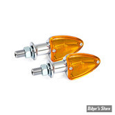 CLIGNOS MCS - MILANO - AMPOULE - CORPS : CHROME - CABOCHON : ORANGE