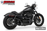 ECHAPPEMENT - FREEDOM PERFORMANCE - AMERICAN OUTLAW 2EN1 - SPORTSTER 04UP - CORPS : NOIR - SORTIE : NOIR SCULPTE - HD01097