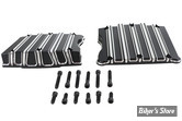 ECLATE D - PIECE N° 01 -  COUVRES CULBUTEURS - TWINCAM 99/17 - OEM 17572-99 - FINNED - NOIR - V-TWIN