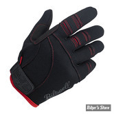 GANTS - BILTWELL - MOTO - COULEUR : NOIR / ROUGE - TAILLE XS