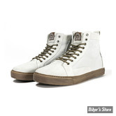 SNEAKERS - JOHN DOE MOTORCYCLE - NEO - BLANC/MARRON