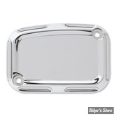 ECLATE L - PIECE N° A - COUVRE MAITRE CYLINDRE AVANT - OEM 42123-08 - TOURING 08UP / V-ROD 06UP - ARLEN NESS - BEVELED - CHROME